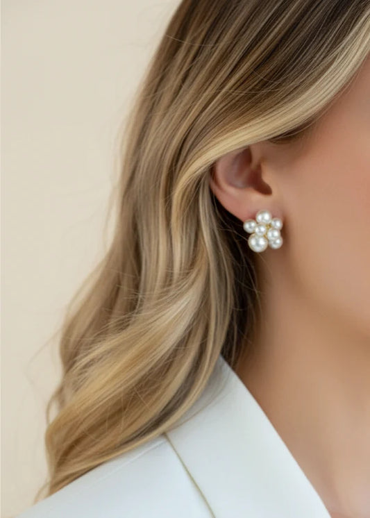 Pearl Cluster Studs