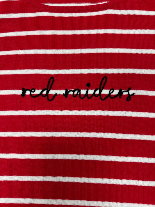 Red Raider Stripe Sweater