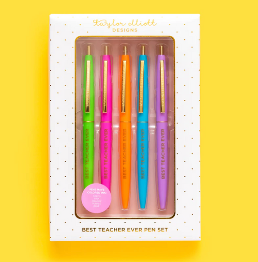 Best Teacher Ever Pen Set