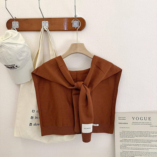 Knit Shawl - Caramel