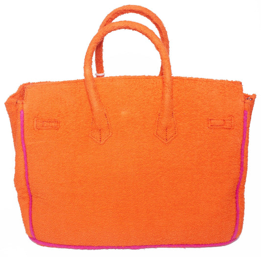 PRE ORDER Seaside Terry Tote -Orange Peel Large