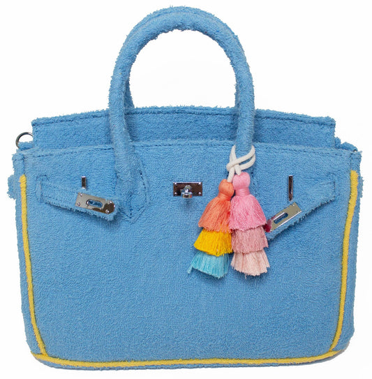 PRE ORDER Seaside Terry Tote - Sky Blue Small