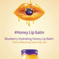 Best Beauty Group - FRUIDA Hydrating Honey Lip Balm: Blueberry Hydrating