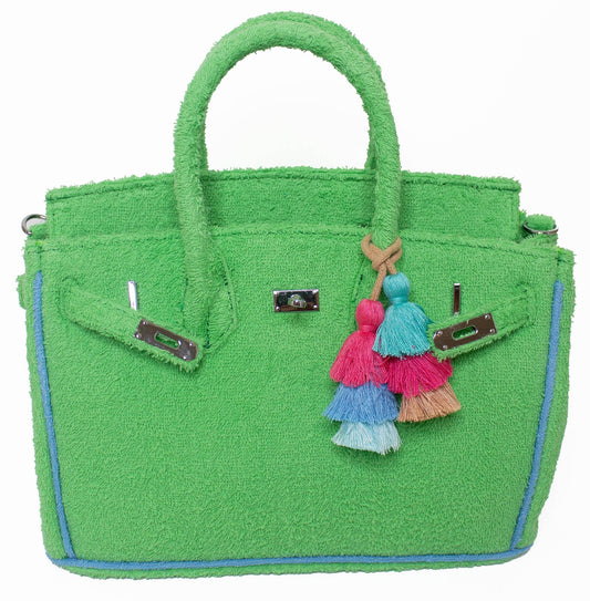 PRE ORDER Seaside Terry Tote - Lime Small