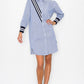 Joh Apparel - Wenna Shirt Tunic Dress: M / 33094W / Black Stripes