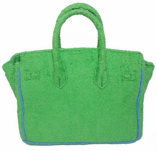 PRE ORDER Seaside Terry Tote - Lime Small