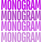 Monogram Item