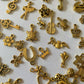 Magnifique Hearts - Bulk Charms, Assorted Gold Colored Charms, Pendants, Diy Jew: 5